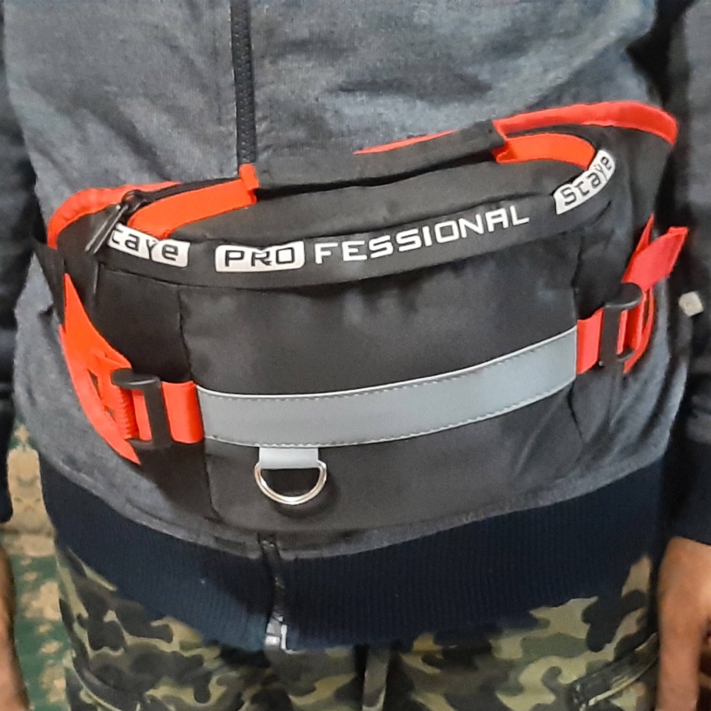 Tas Selempang Pria Distro Waistbag Pinggang Murah Bahan Mikro Premium Stylish Hangout