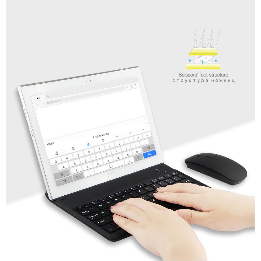 427 HUWEI JP280 - Universal Bluetooth Keyboard Case For Phone And Tablet