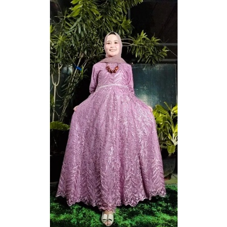 Realpic Gamis Ricis Sparkling Free Masker Original Butik