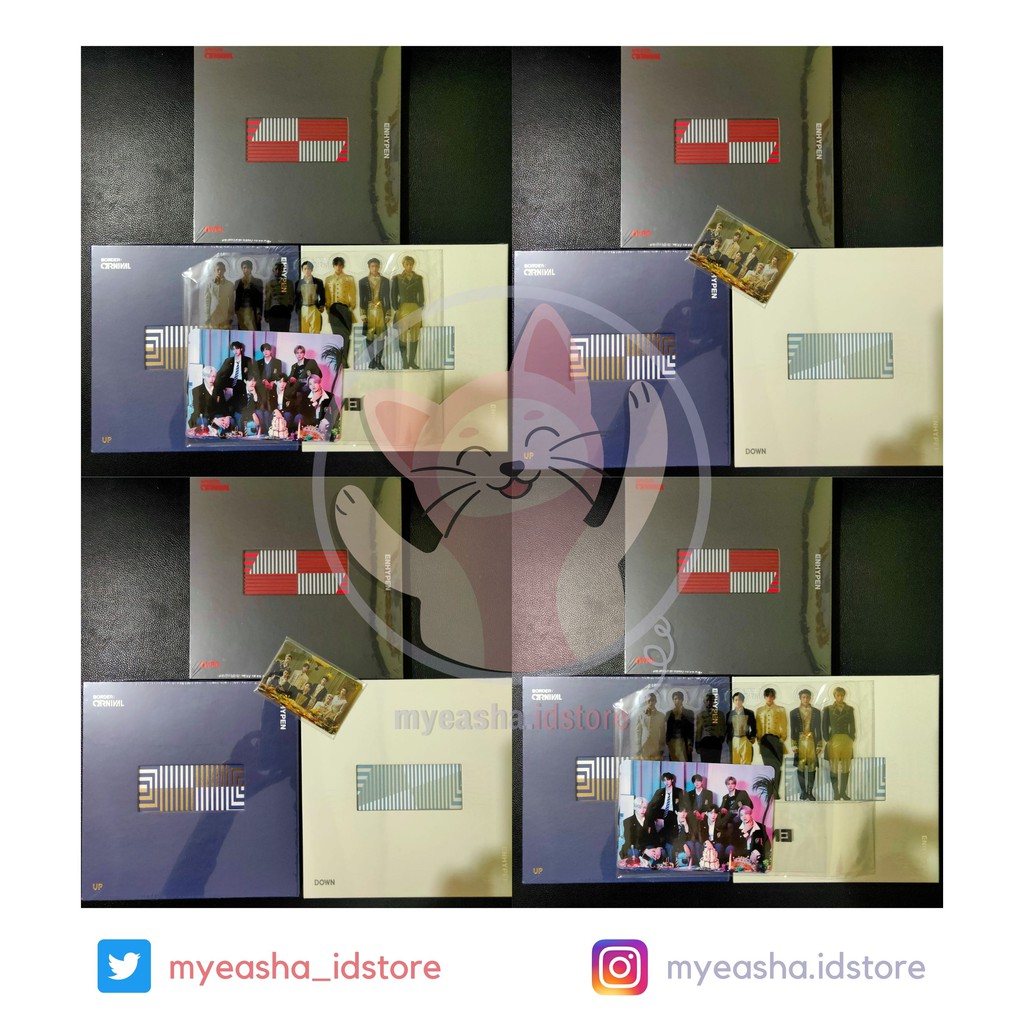 ALBUM ENHYPEN BORDER : CARNIVAL by WEVERSE & ALADIN