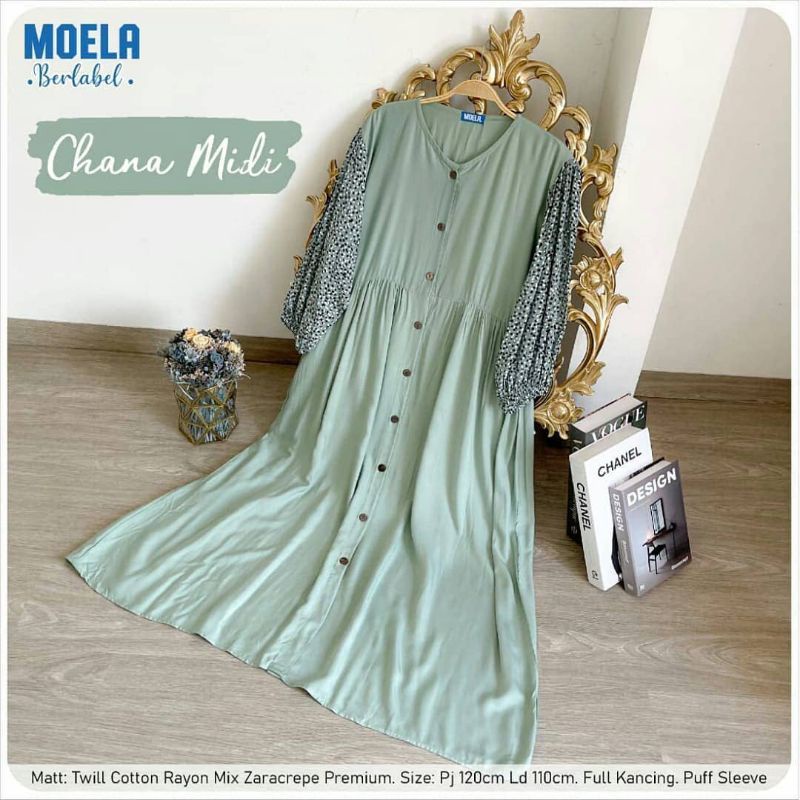 MOELA HIJAB BERLABEL - CHANA MIDI