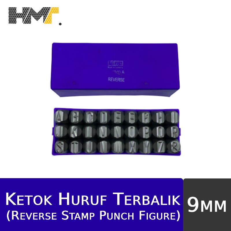 

MASUS Ketok Huruf Terbalik (A-Z) 9mm / Letter Reverse Stamp Punch