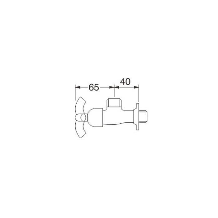 STOP VALVE SANEI STOP KRAN SANEI  KRAN SHOWER V 24 JPR