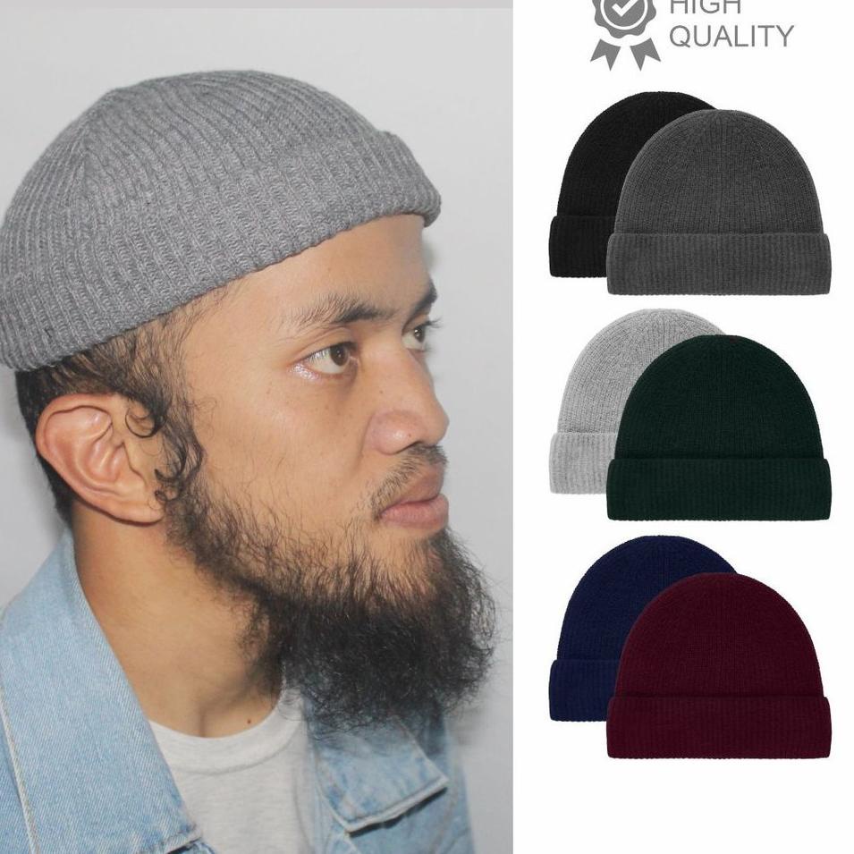 Bagus Dipakai.. MIKI HAT / PECI KUPLUK / BEANIE HAT - 2 Fungsi ( Flat & Long Beanie ) - By KHOIRUMMA