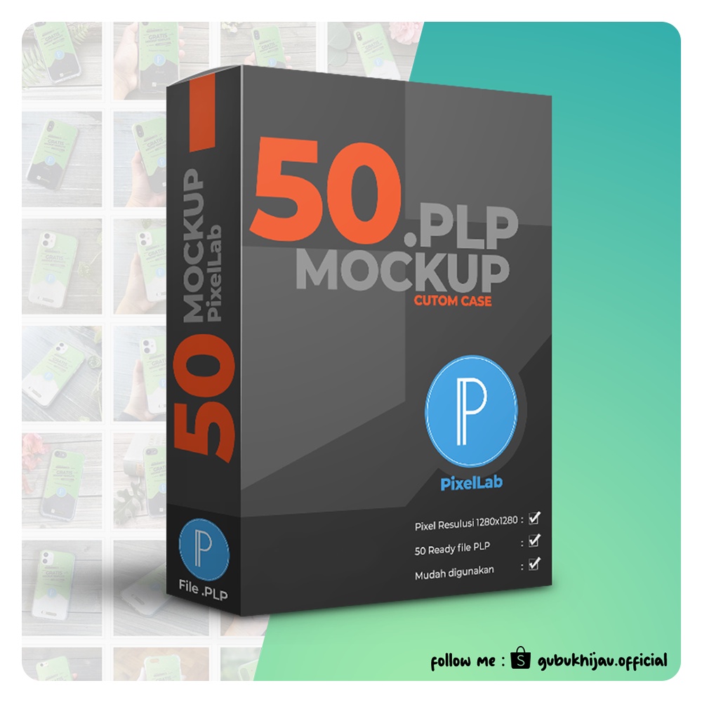 PAKET HEMAT Template Mockup Custom Case Edisi PLP