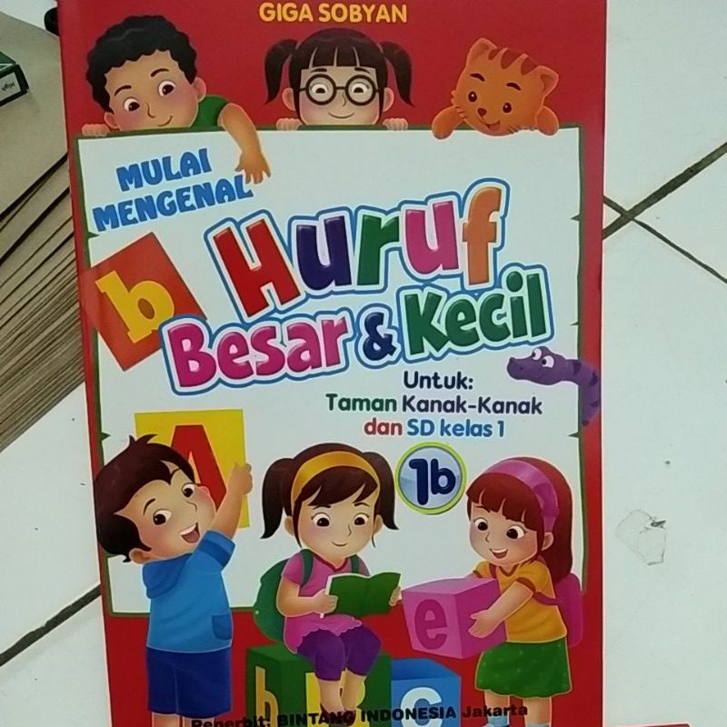 Paket belajar murah 4pick/angka 1a dan 1b/ huruf besar dan kecil 1a dan 1b