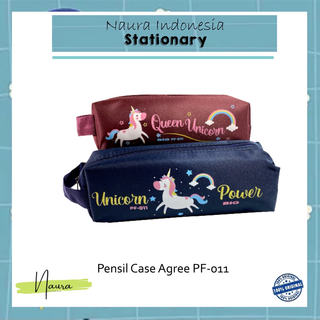 

KOTAK PENSIL - PENCIL CASE AGREE PF-011 BIG | Tepak Pensil