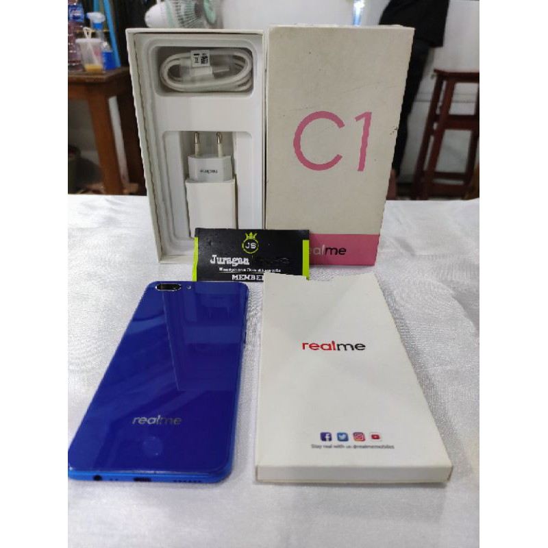 Realme C1 2/16 Ex Garansi Resmi HP Realmi Rilmi Second Seken Bekas C1 Ram 2Gb Internal 16Gb Fullset