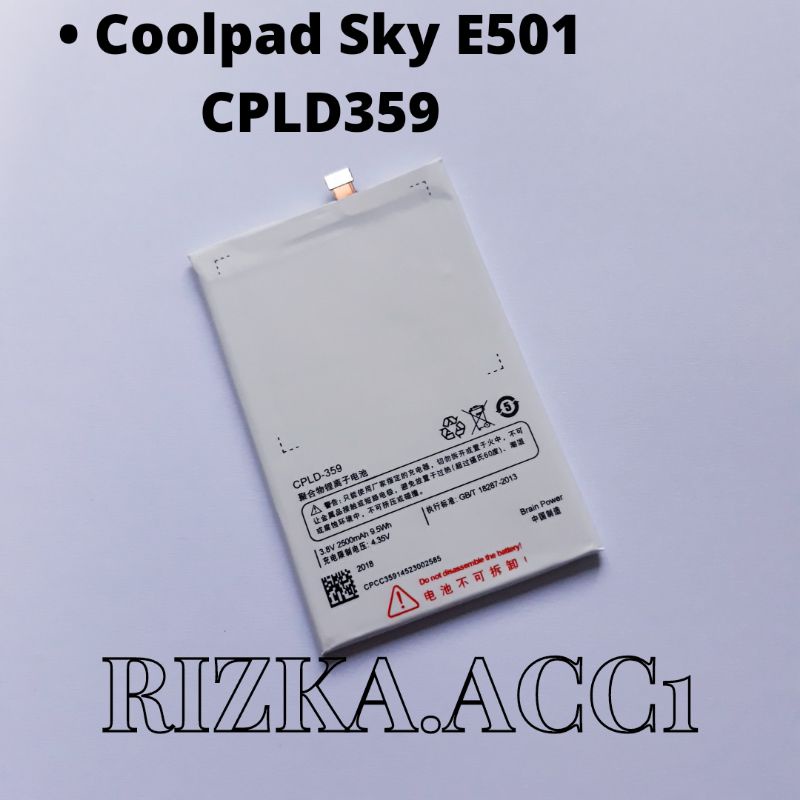 Baterai Battery Batre Coolpad Sky E501 CPLD 362 / CPLD-359 Battery Batrai Handphone