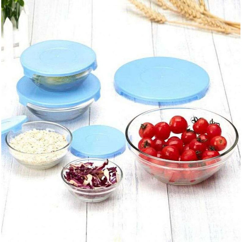 Mangkok Kaca Set Isi 5 Mangkok Kaca Beranak Glass Bowl Set 5 In 1 Mangkok Susun isi 5