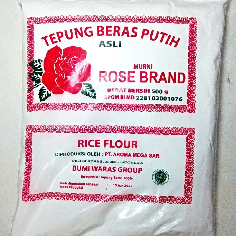 

Rose Brand Tepung Beras 500gr