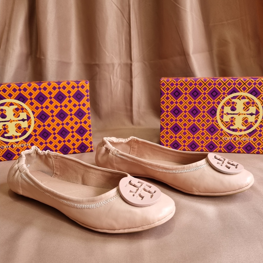 SEPATU TORY BURCH WANITA BALLERINA