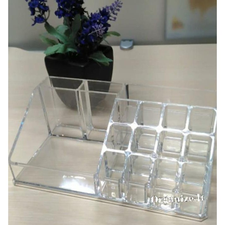 Ikd7 Acrylic Makeup Organizer Akaa01Cl Akrilik Tempat Makeup Akrilik Tempat Fh2M