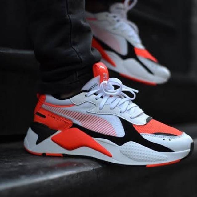puma rs x red white black