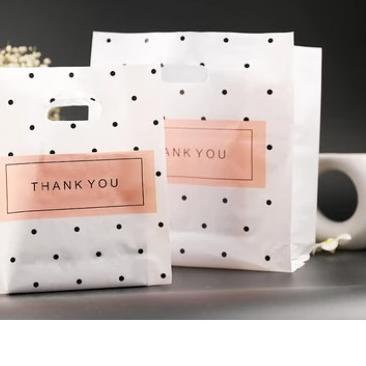 

PAPER BAG THANK YOU TOTOL ISI 10 PC Plastik Kantong Model Jinjing