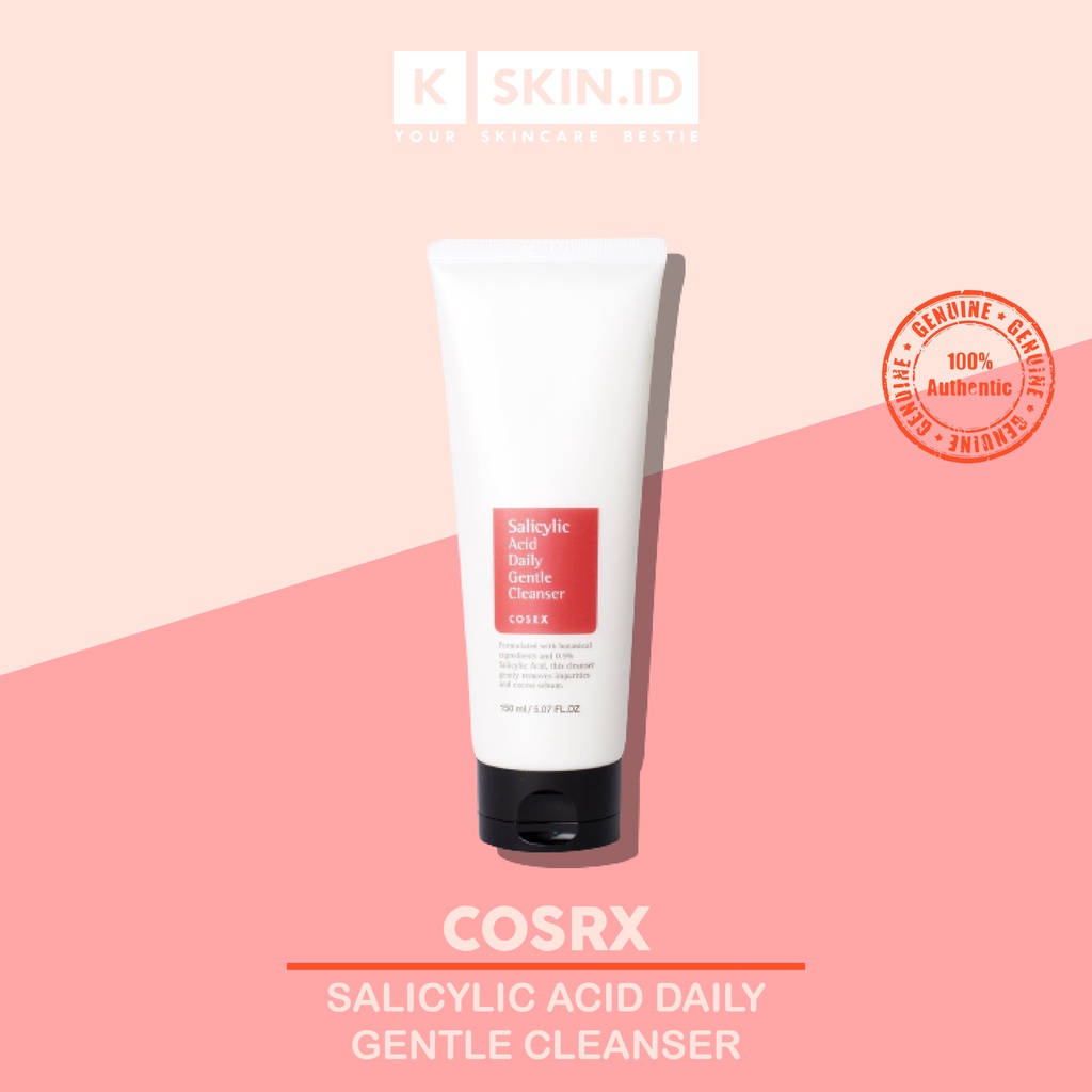 COSRX Salicylic Acid Daily Gentle Cleanser 100 % original / facial wash / facial foam / sabun cuci m