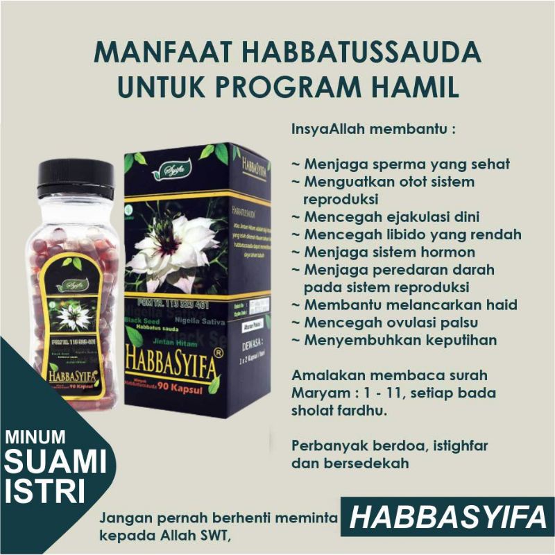 HABBASYIFA 90 KAPSUL - Habbatussauda - Jintan Hitam