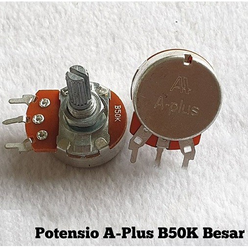 Jual Potensio 50K 100k MONO BESAR Alpha A PLUS KUALITAS BAGUS Potensiometer Potentiometer MONO