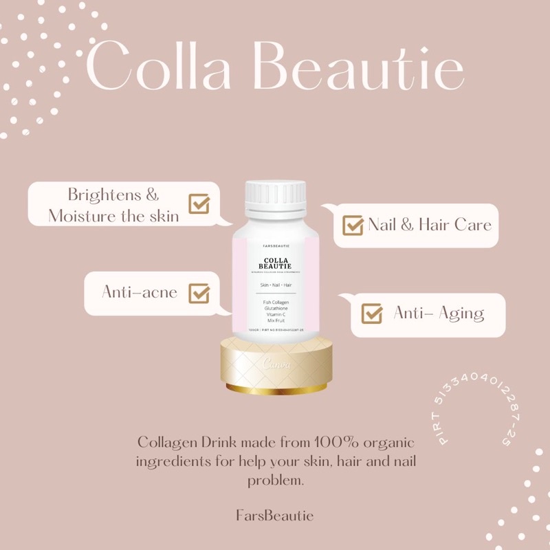 

colla beautie drink by farsbeautie