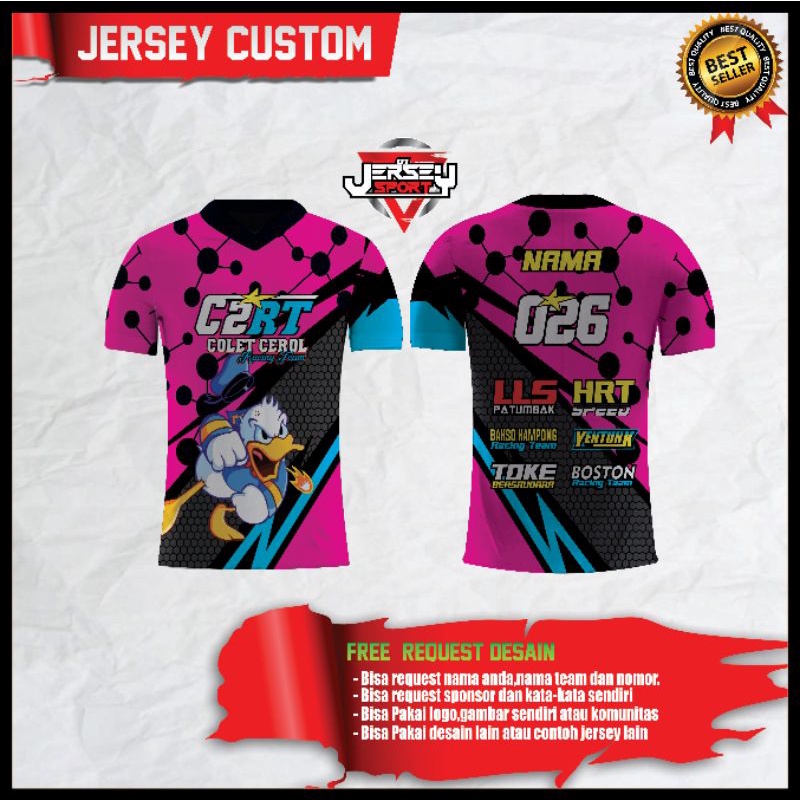 Kaos Jersey Racing Custom
