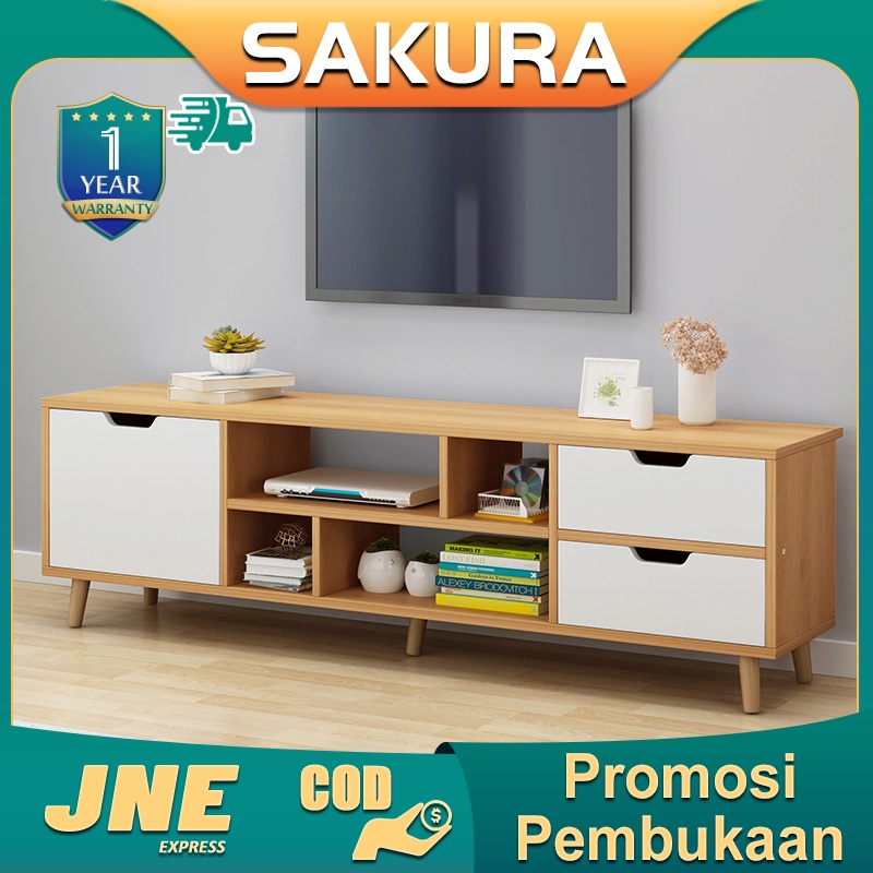 Weyon Sakura meja tv/Rak tv/lemari TV/Kabinet Tv/TV Cabinet /Rak tv Kayu/lemari  tv murah(F15B-120CM)