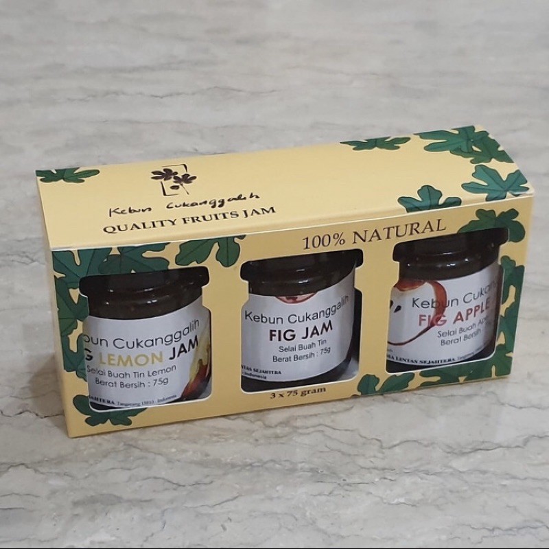 

Selai Buah Fig 3in1 3 Rasa @75gr