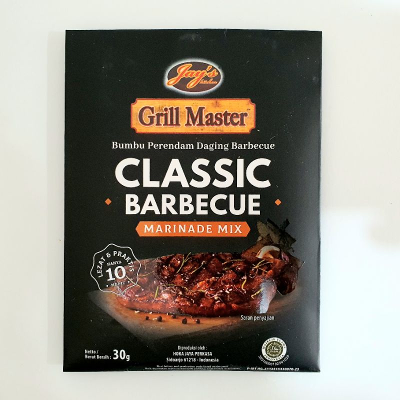 Jays Grill Master Classic Barbeque 30g