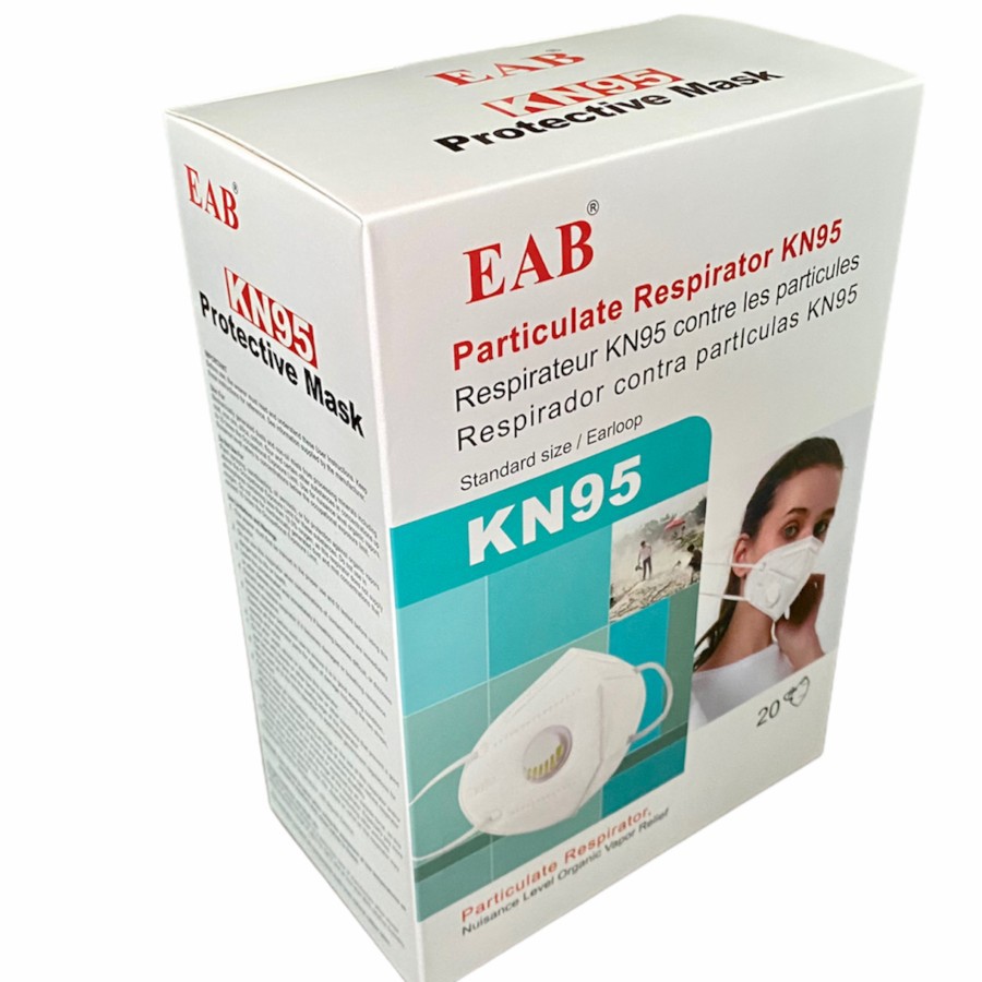 masker kn95 respirator EAB HARGA PERBOX (isi 20 masker)