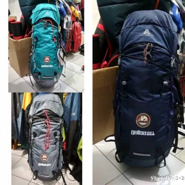 Tas Ransel Backpack Carrier Avtech Galoa 60L Original