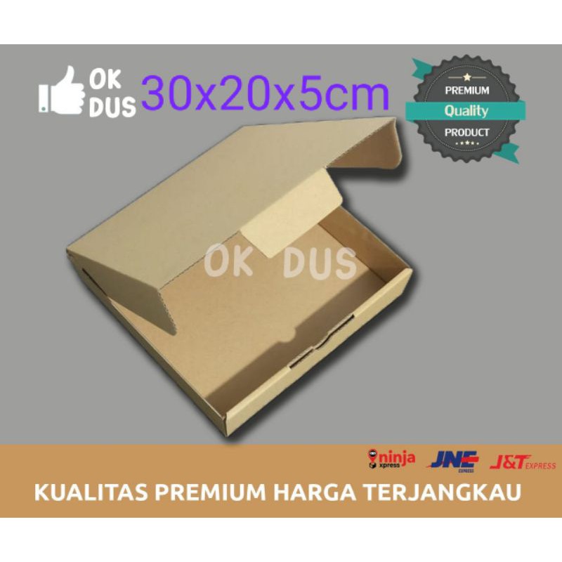 

kardus 30x20x5 cm die cut
