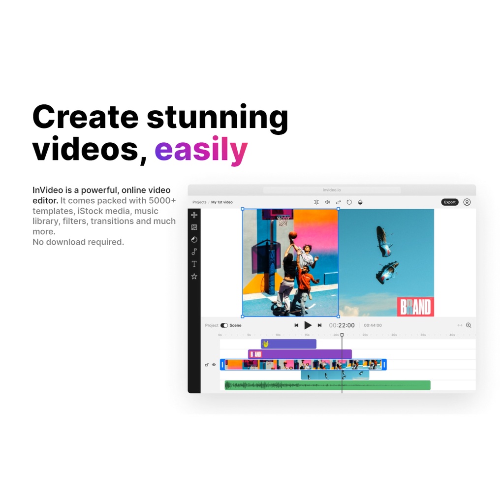 Jual Invideo Pro Online Video Editor Unlimited Plan Video Creation ...