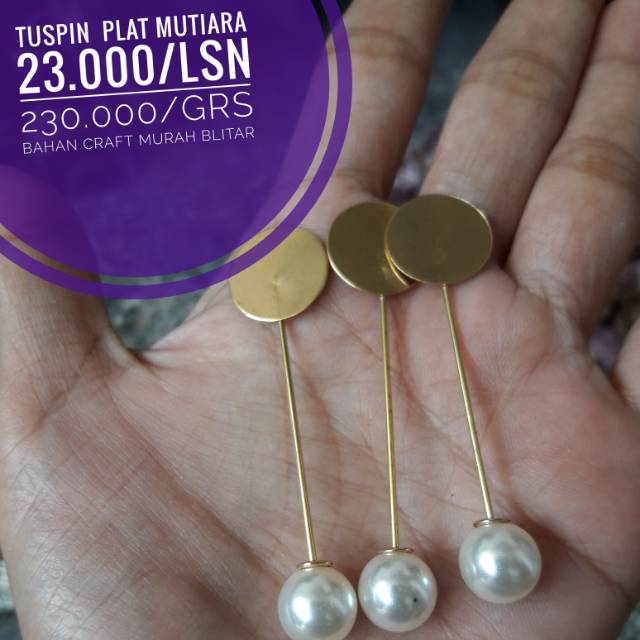 tuspin plat mutiara gold