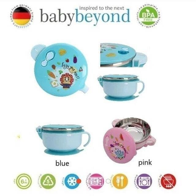 BABY BEYOND SS WARMER BOWL WIT ANTISLIP BASE