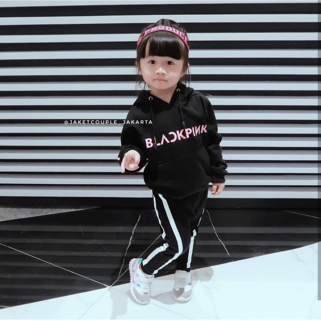 [TERBARU] GRATIS NAMA,JAKET JUMPER HOODIE BLACKPINK MURAH BISA COUPLE,ANAK,AYAH,DAN IBU