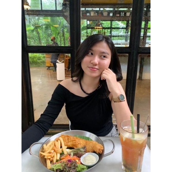 Cristella Crystal Choker Kalung Kristal Diamond Korean Necklace Gaya Korea Luxury Glamour