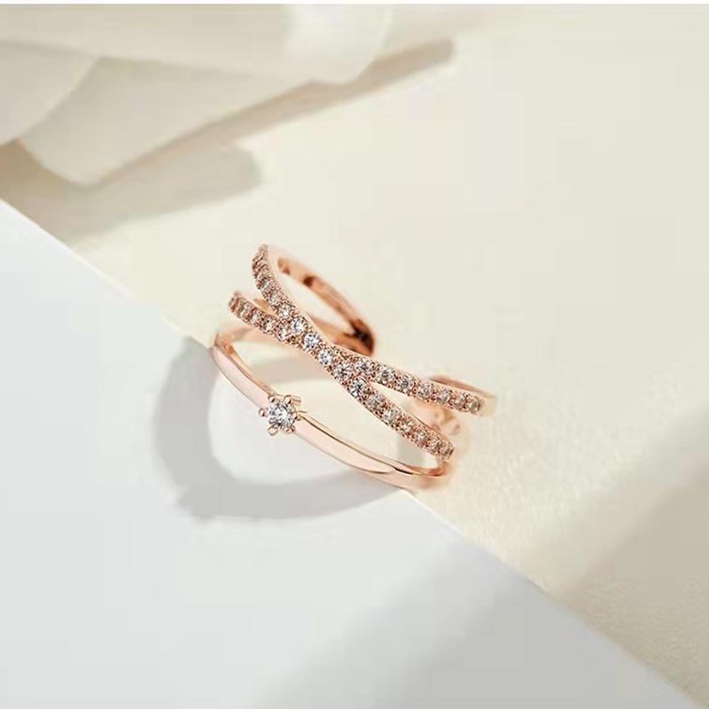 Cincin Multilayer Model Terbuka Dapat Disesuaikan Untuk Wanita