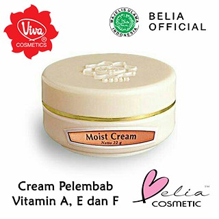 ❤ BELIA ❤ Viva Moist Cream 22g Krim pelembab BPOM Halal