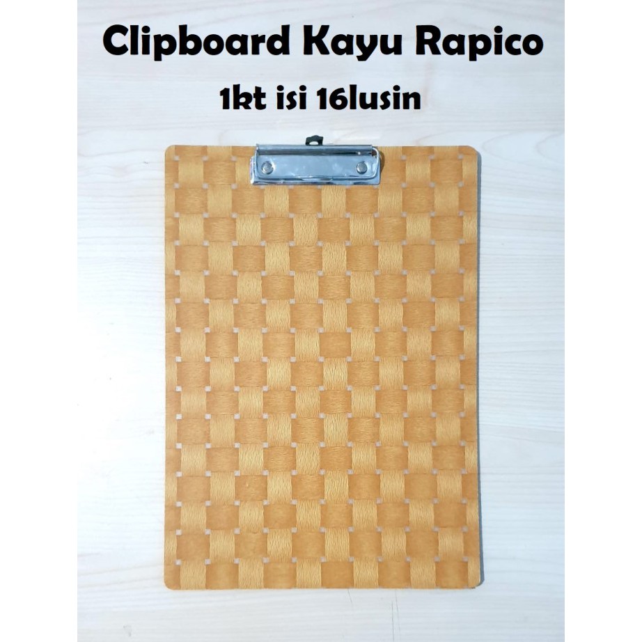 

+FREE BUBBLE WARP Papan Ujian / Papan Jalan Clipboard / Clipboard Kayu Rapico