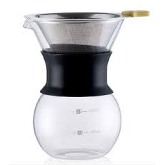 Diguo DG-2118A Coffee Server with double mesh Metal filter dripper 400