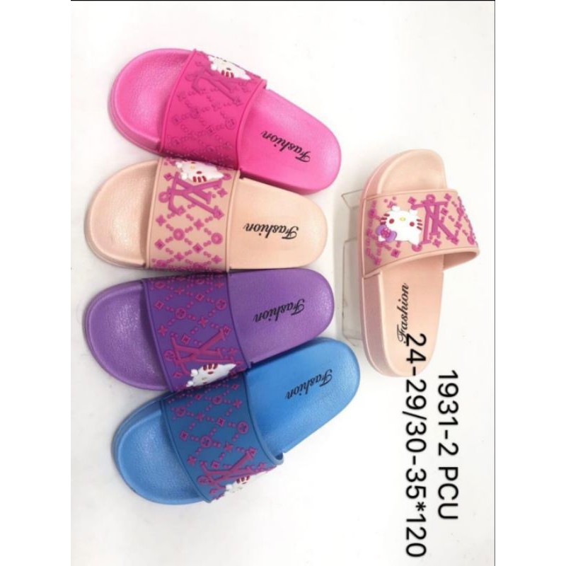 sandal fashion 1931-2 xl sandal selop anak motif hello kity