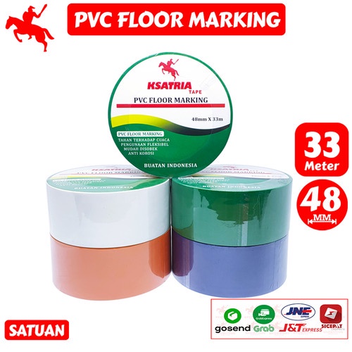 

Pvc Floor Marking / Police Line KSATRIA Tape 33 Meter