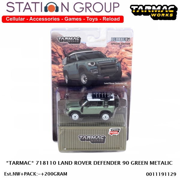 TARMAC 718110 LAND ROVER DEFENDER 90 GREEN METALIC - DIECAST
