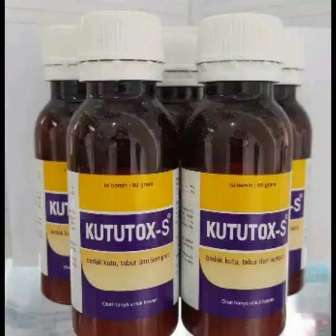 Obat Kutu Kucing, Anjing, dan Hewan Ternak KUTUTOX-S