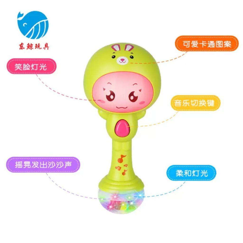 Mainan Bayi Murah Hand Music Shake Toys Tongkat Rattle Mainan Edukasi Anak