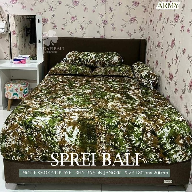 Sprei Bali Rayon Smoke tie dye No PO