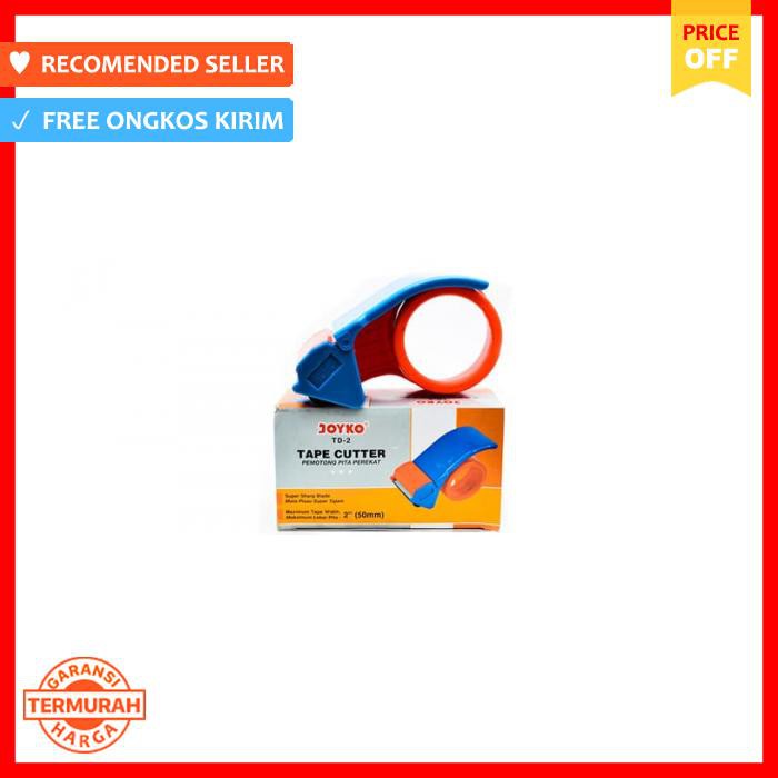 

Tape Cutter / Tape Dispenser Lakban 2" Joyko - Pengikat & Perekat - Selotip & Double Tape