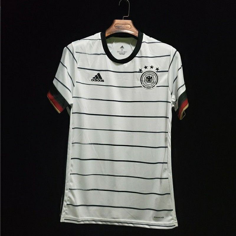 JERSEY JERMAN HOME 2021 EURO FULL PATCH TERBARU PUTIH KUALITAS IMPOR JAMINAN TERBAIK