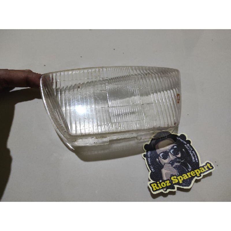 kaca mika lampu depan yamaha force crypton