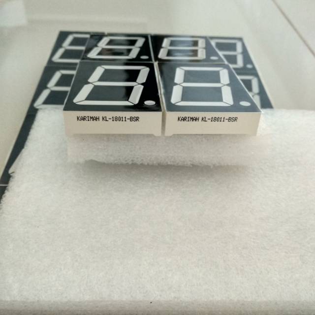 7 Segment 1.8" Inch Merah Anoda