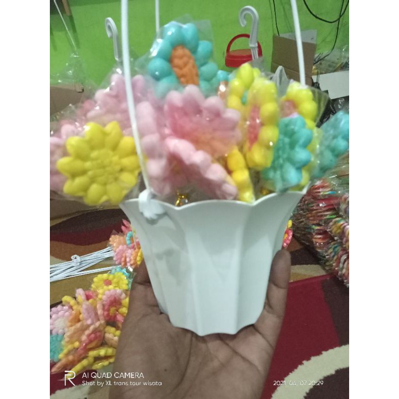 

lolipop motif bunga matahari